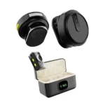 Micro cravate sans fil Green Lion GLM-Wireless Mic Lite - 7h d'autonomie - Jusqu'à 20 mètres - Annulation du bruit ambiant - 2 microphones et un récepteur - GNGLMWIMICBK – Image 4