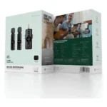 Micro sans fil 3en1 Green Lion Store GM-80X - 5h d'autonomie - 2 micros et 3 récepteurs Type-C, Lightning et USB-A - Qualité sonore HD - GNGM80XMICBK – Image 4