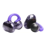 Écouteurs ouverts à conduction aérienne JBL SOUNDGEAR CLIP - IP54 - Bluetooth 5.4 - Autonomie 8 + 22h avec l'étui - Violet – Image 2