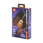 Écouteurs ouverts à conduction aérienne JBL SOUNDGEAR CLIP - IP54 - Bluetooth 5.4 - Autonomie 8 + 22h avec l'étui - Violet – Image 4