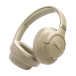Casque JBL Tune 780 NC – 76h d’autonomie Réduction de bruit adaptative – BT 6.0 – 5 Micros intégrés pour vos appels et l’accès à l’assistant vocal – Pliable - Beige – Image 3