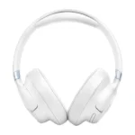 Casque JBL Tune 780 NC – 76h d’autonomie Réduction de bruit adaptative – BT 6.0 – 5 Micros intégrés pour vos appels et l’accès à l’assistant vocal – Pliable - Blanc