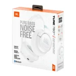 Casque JBL Tune 780 NC – 76h d’autonomie Réduction de bruit adaptative – BT 6.0 – 5 Micros intégrés pour vos appels et l’accès à l’assistant vocal – Pliable - Blanc – Image 4