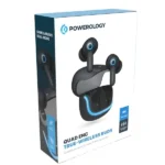 Écouteurs sans fil Powerology Quard ENC - 6h d'autonomie - Réduction de bruit - BT V5.3 - Contrôle tactile intelligent - PWLAU005BK – Image 3