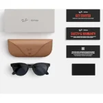 Lunette connectée Ray-Ban Headliner Matte Black 2e génération – Polar gradient graphite – Monture mat noir – 32Go – 8h d’autonomie – Wifi – BT – Android et IOS – RW4013 – Image 3