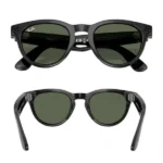 Lunette connectée Ray-Ban Wayfarer Shiny Black 2e génération - G15 Vert - Monture brillant noir - 32Go - 8h d'autonomie - Wifi - BT - Android et IOS - RW4012