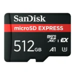 Carte mémoire SanDisk microSD Express - 512Go - Compatible avec Nintendo Switch 2 - SDSQXFN-512G-GN4NN