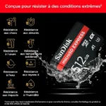 Carte mémoire SanDisk microSD Express - 512Go - Compatible avec Nintendo Switch 2 - SDSQXFN-512G-GN4NN – Image 3