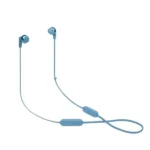 Écouteurs intra-auriculaires sans fil JBL TUNE 215BT – Bluetooth 5.0 – Rechargeable – 16h d’autonomie – Assistant vocal intégré – Bleu