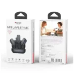 Micro cravate sans fil Mini Lavalier Mic Yesido - 6h d'autonomie - Ports Type-C - 50m - Réduction de bruit AI - KR22 – Image 3