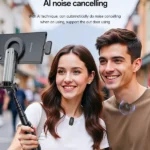 Micro cravate sans fil Mini Lavalier Mic Yesido - 6h d'autonomie - Ports Type-C - 50m - Réduction de bruit AI - KR22 – Image 2