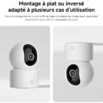 Caméra de surveillance intérieure Xiaomi C302 - 360°- 2K - Protection vie privée - Détection IA, audio bidirectionnel - Compatible avec Alexa et Google - BHR08SVGL – Image 2