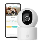 Caméra de surveillance intérieure Xiaomi C302 - 360°- 2K - Protection vie privée - Détection IA, audio bidirectionnel - Compatible avec Alexa et Google - BHR08SVGL