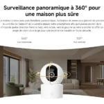 Caméra de surveillance intérieure Xiaomi C302 - 360°- 2K - Protection vie privée - Détection IA, audio bidirectionnel - Compatible avec Alexa et Google - BHR08SVGL – Image 3