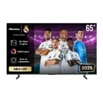 TV Hisense LED 65" - Connectée - Mini-LED - Smart VIDAA - Wifi - BT - RJ45 - HDMI - USB - 65U6Q-PRO