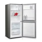 Réfrigérateur combiné double portes TCL - 108L - R600A - 2 étagers au réfrigérateur - 2 tiroirs au congélateur - F141BFS