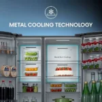 Réfrigérateur Américain double portes Inverter Hisense - 528L - Distributeur d'eau et de glace - RS528P5AS3