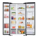 Réfrigérateur Américain double portes Inverter Samsung - 578L - Distributeur d'eau - Économique - RS57DG410EB4MU