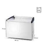 Congélateur horizontal vitré Smart Technology - 336L - Classe énergétique T - STCCV-517