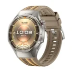 Montre connectée Huawei Watch GT6 Pro – 46mm – Jusqu’à 21 jour d’autonomie – BT – GPS – IP68 + IP69 (50m) – Brun - Bracelet tissé en composite – ATM-B29 – Image 2