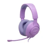 Casque gaming filaire JBL Quantum 100M2 – Câble 1,2m – Microphone amovible – Compatible avec PC, Xbox, PlayStation, Switch, mobile, Mac, VR – Violet
