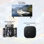 Pack 5 Coupe du Monde 2026 – TV 32″ NAS-B32FBFL – TV Box 3e Gen – Home cinéma NS-3503