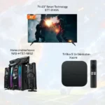 Pack 8 Coupe du Monde 2026 – TV 43″ STT-5143A – TV Box 2e Gen – Home cinéma NAS-HT3.1-N852