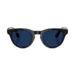 Lunette connectée Ray-Ban 2e Gen Headliner Shiny Black - Mémoire flash de 32Go/500+photos ou 100+vidéos de 30s - Transition Saphir – Image 2