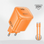 Chargeur rapide Yesido - 60W - Type-C - Orange - YC117