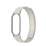 Bracelet de remplacement pour la montre Xiaomi Mi Band 10 – Compatible avec Xiaomi Mi Band 10, 9 et 8 - Silicone - Argent