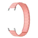 Bracelet de remplacement magnétique pour la montre Xiaomi Mi Band 10 – Compatible avec Xiaomi Mi Band 10, 9 et 8 - Silicone - Rose saumone