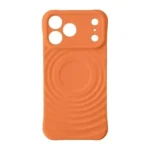 Coque de protection pour iPhone 17 Pro Max All Match - MagSafe intégré - Modèle de caméra fermé - Silicone - Orange