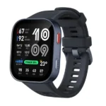 Montre connectée Amazfit Bip Max - 20Jrs d'autonomie - Écran 2,07" AMOLED - 4Go de stockage - Mesures de santé avancées - Bleu foncé