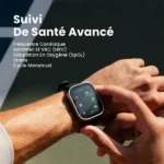 Montre connectée Amazfit Bip Max - 20Jrs d'autonomie - Écran 2,07" AMOLED - 4Go de stockage - Mesures de santé avancées - Bleu foncé – Image 3
