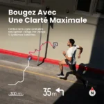 Montre connectée Amazfit Bip Max - 20Jrs d'autonomie - Écran 2,07" AMOLED - 4Go de stockage - Mesures de santé avancées - Bleu foncé – Image 5