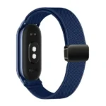 Bracelet de remplacement pour la montre Xiaomi Mi Band 10 – Compatible avec Xiaomi Mi Band 10, 9 et 8 - Nylon - Bleu