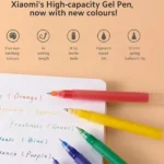 Stylo gel Xiaomi Hight-Capacity Pen (paquet de 5) - Encre gel multicolore - Pointe 0,5 mm Ultra fine - BHR8860GL – Image 2