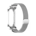 Bracelet de remplacement pour la montre Xiaomi Mi Band 10 – Compatible avec Xiaomi Mi Band 10, 9 et 8 – Acier – Argent