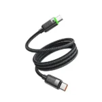 Câble de charge Mcdodo – 60W – Type-c vers Type-c – 1.2m – Câble magnétique auto-enroulable - Voyant lumineux - CA-2000