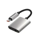 Adaptateur audio 2en1 Mcdodo – Sortie Type-C - Entrée 1 port Type-c pour charge 60W et 1 port jack 3.5 pour écouteur - CA-5050