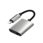 Adaptateur audio 2en1 Mcdodo - Sortie Lightning pour iPhone vers entrée 1 port Lightning et 1 port Aux 3.5 - CA-5540