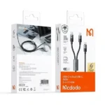 Câble de charge Mcdodo 2en1 - 100W - Type-c vers 2 ports type-c - 1.5m - Indicateur de charge LED intégré - CA-6740 – Image 3