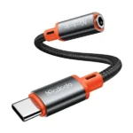 Adaptateur en câble Mcdodo Digital audio - Type-c vers port DC 3.5mm (port écouteur ou port jack) - CA-7561
