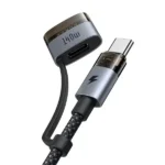 Câble de charge 2en1 Mcdodo - 240W/140W PD - 2m - Type-c vers Type-c et MagSafe 3 pour ordinateur MacBook - CA-8860 – Image 4
