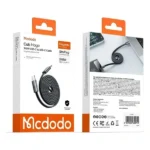 Câble de charge Mcdodo - 240W - Type-c vers type-c - 1m - Câble magnétique auto-rétractable - CA-9900 – Image 2