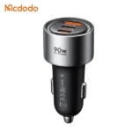Chargeur de voiture Mcdodo Gana – 90W – 2 ports Type-C et 1 port USB intégrés - Protection contre la surchauffe - CC-3110