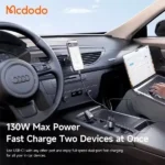 Chargeur de voiture Mcdodo Gana – 130W – 2 ports Type-C et 1 port USB intégrés – Indicateur d’état de charge LED - CC-3190 – Image 2
