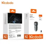 Chargeur de voiture Mcdodo NeoEco – 60W – 1 ports Type-C et 1 port USB intégrés –  Indicateur d'état de charge LED - CC-8210 – Image 3