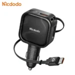Chargeur de voiture Mcdodo FreeGo Pro – 93W – Câble Type-C rétractable 100cm – 1 ports Type-C et 1 port USB intégrés - CC-8670