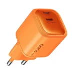 Boitier de charge Mcdodo Gana Mini - 45W - 2 ports Type-C - Orange - CH-1002